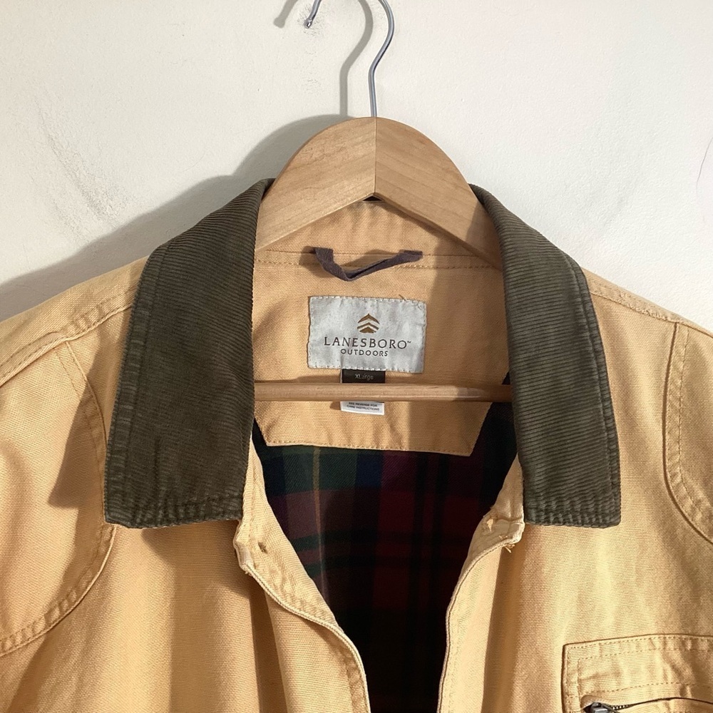 Lanesboro Outdoor Tan Canvas Barn Chore Jacket XL - Picture 4 of 16